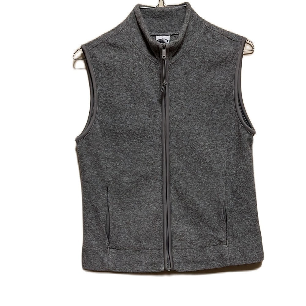 Women’s OLD NAVY Sweater Collared Vest, Heather Gray, Size Small - Picture 3 of 5